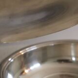 Légumier avec couvercle en métal argenté