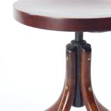 Tabouret de piano vintage, Tchécoslovaquie, années 1960
