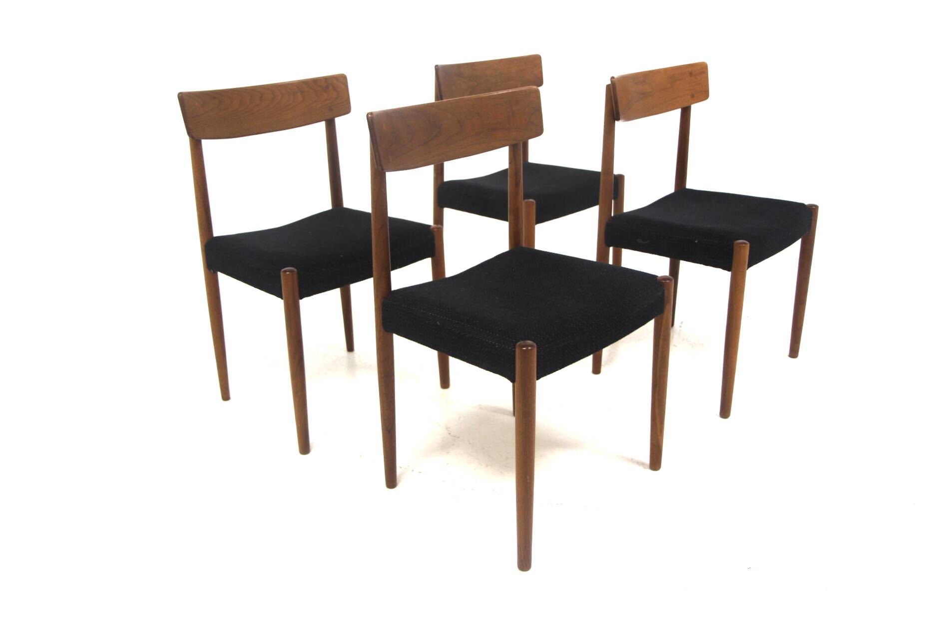 Set of 4 teak chairs "Tyr", Troeds, Sweden, 1960