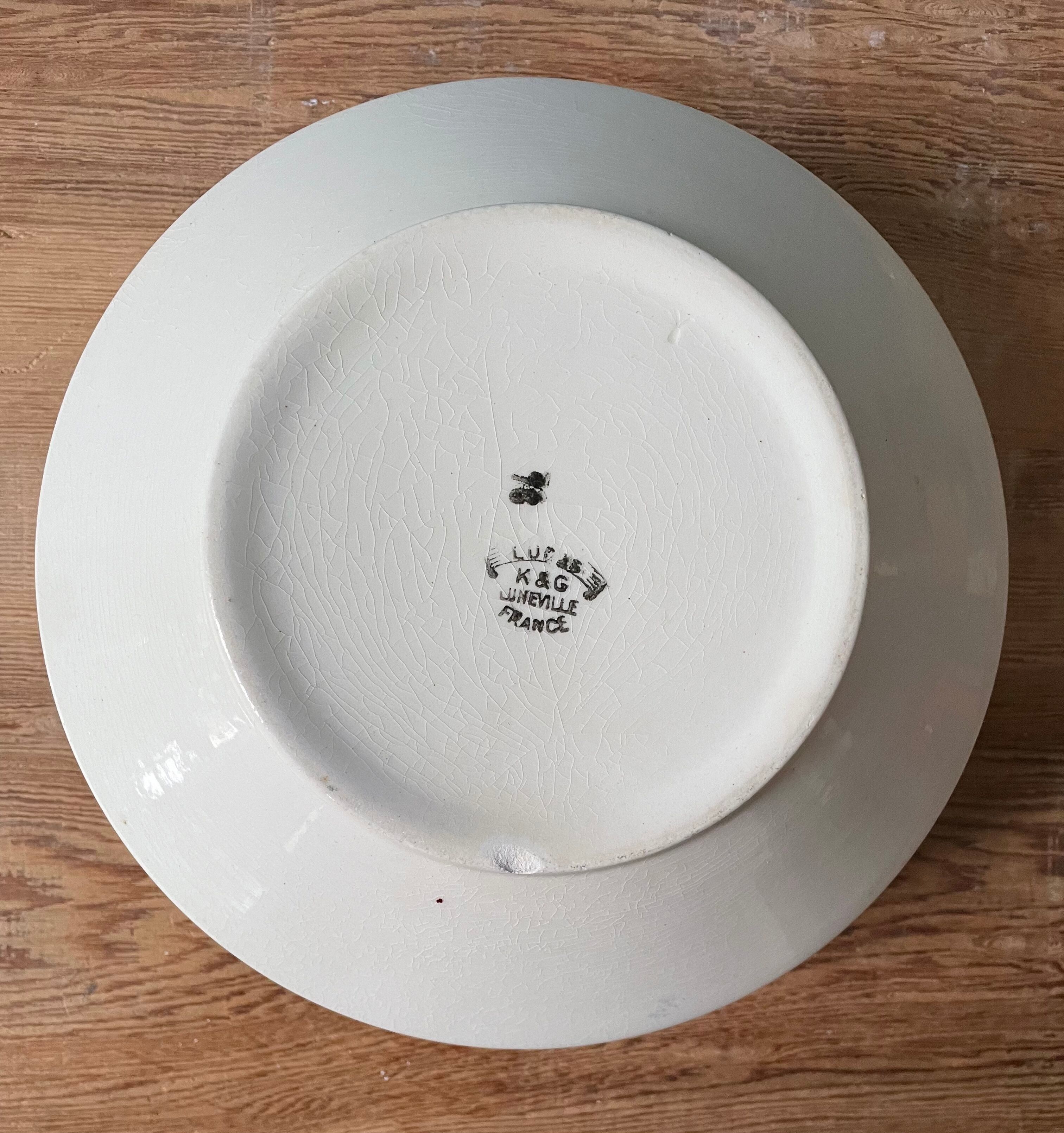 Vegetable 1930 in lunéville earthenware, lucas model