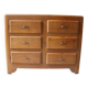 Commode art deco une porte et 3 tiroirs