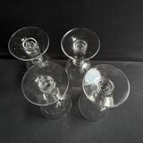 4 Verres Baccarat service Chaulnes - XIXème