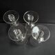 4 Verres Baccarat service Chaulnes - XIXème