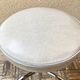 Stool tripod swivel workshop height adjustable skai & chrome vintage 60s