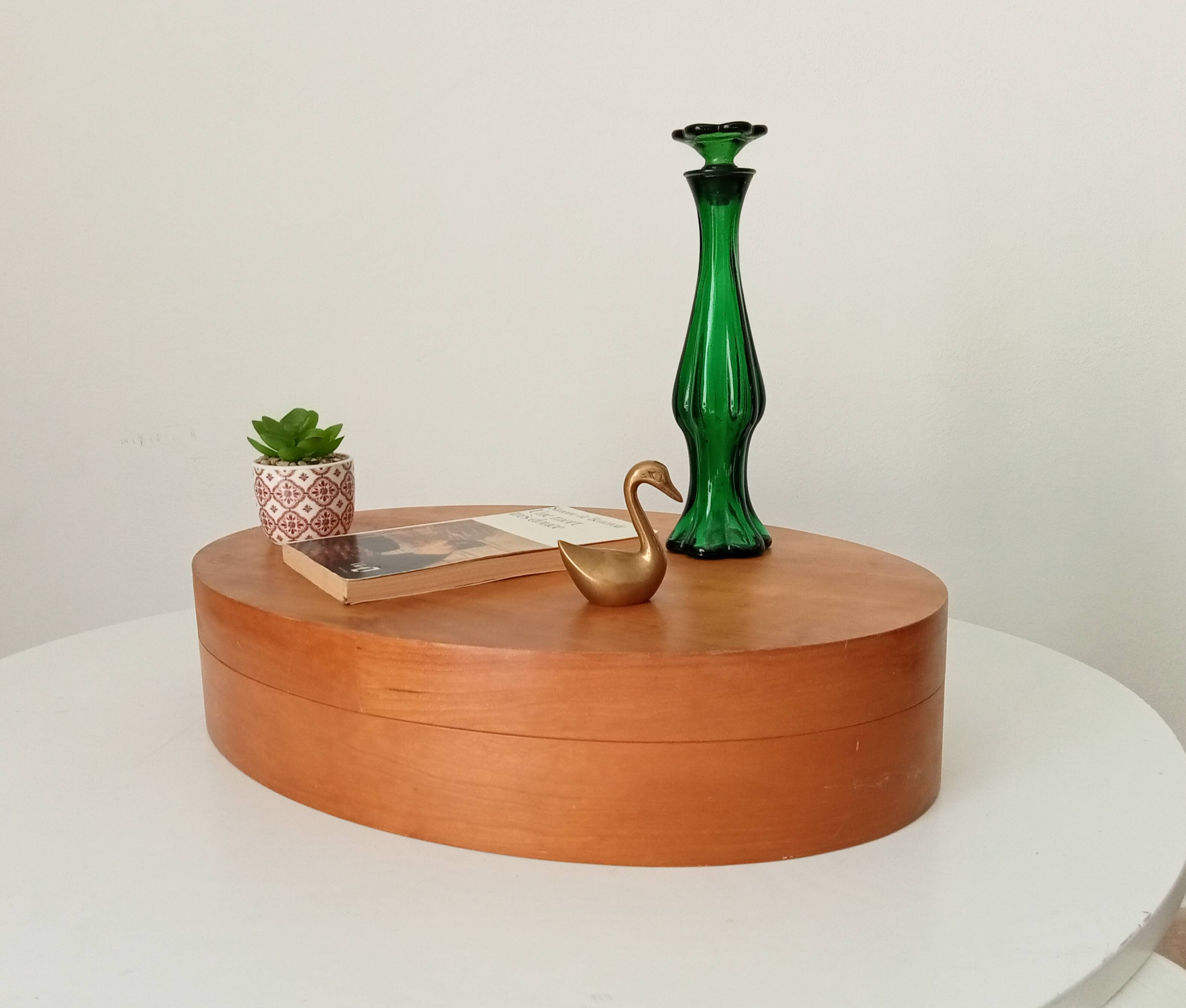 Vintage natural wood box