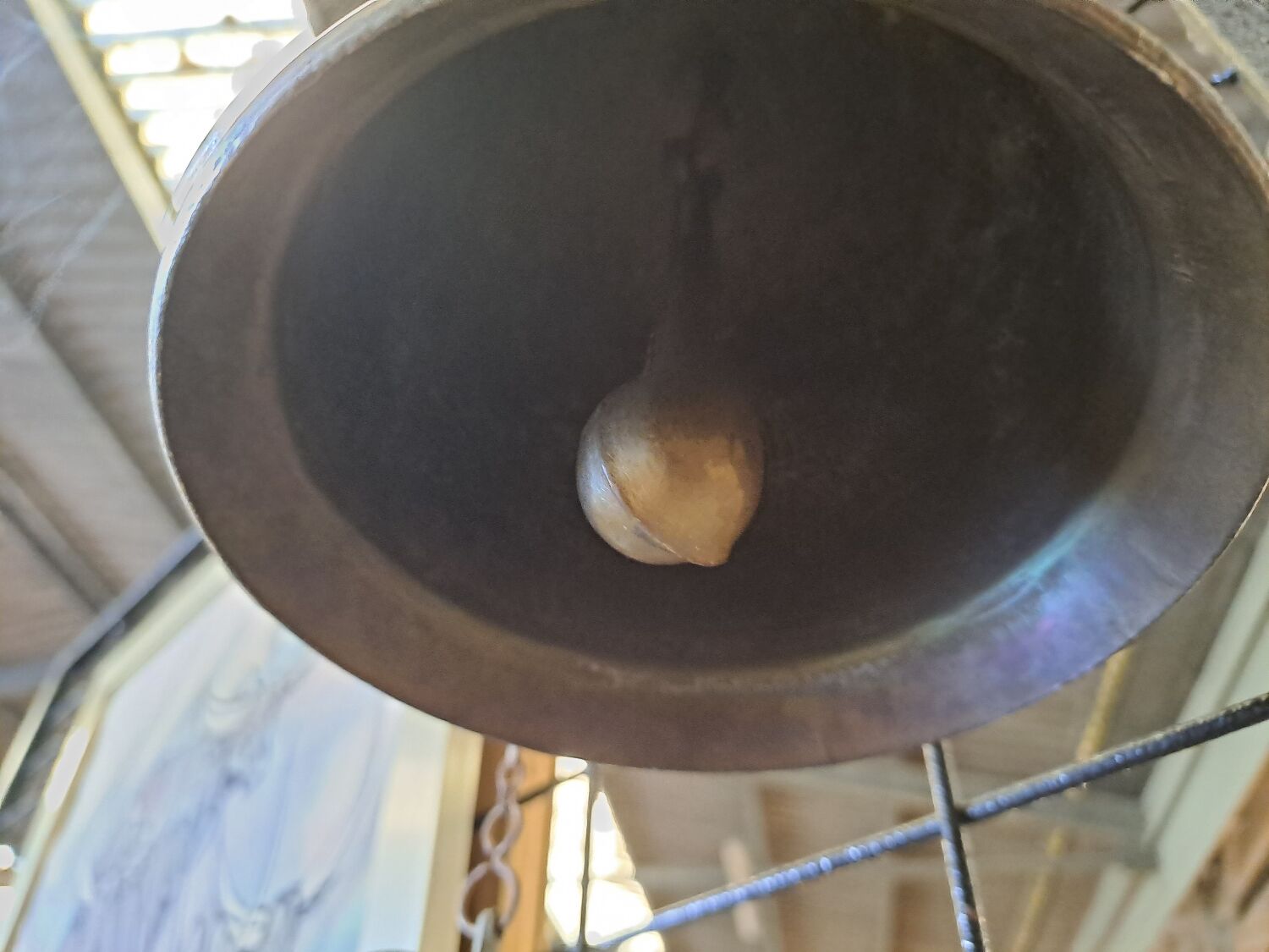 Bronze porch bell