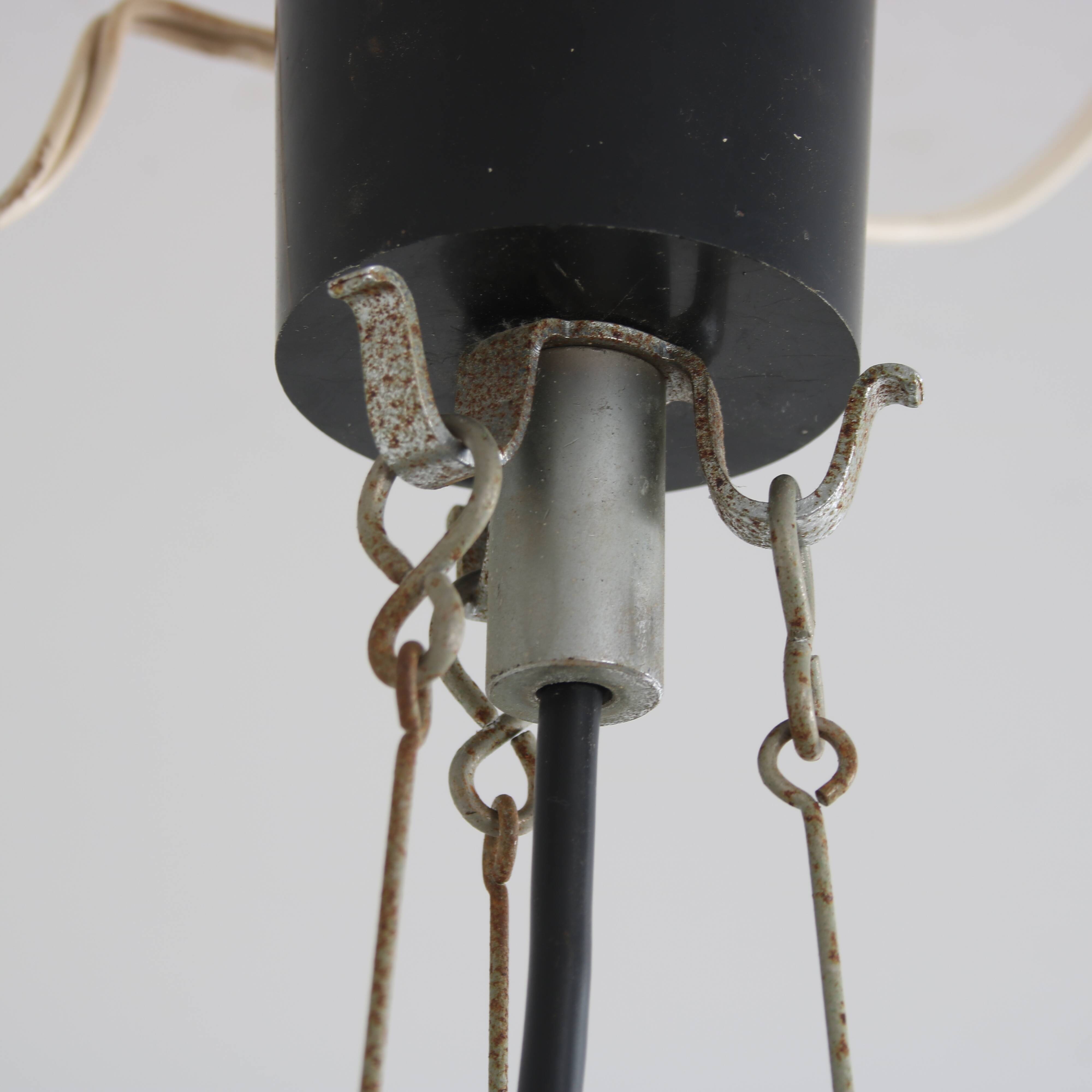1970s Hanging lamp by Herbert Proft for Glashütte Limburg, Germany