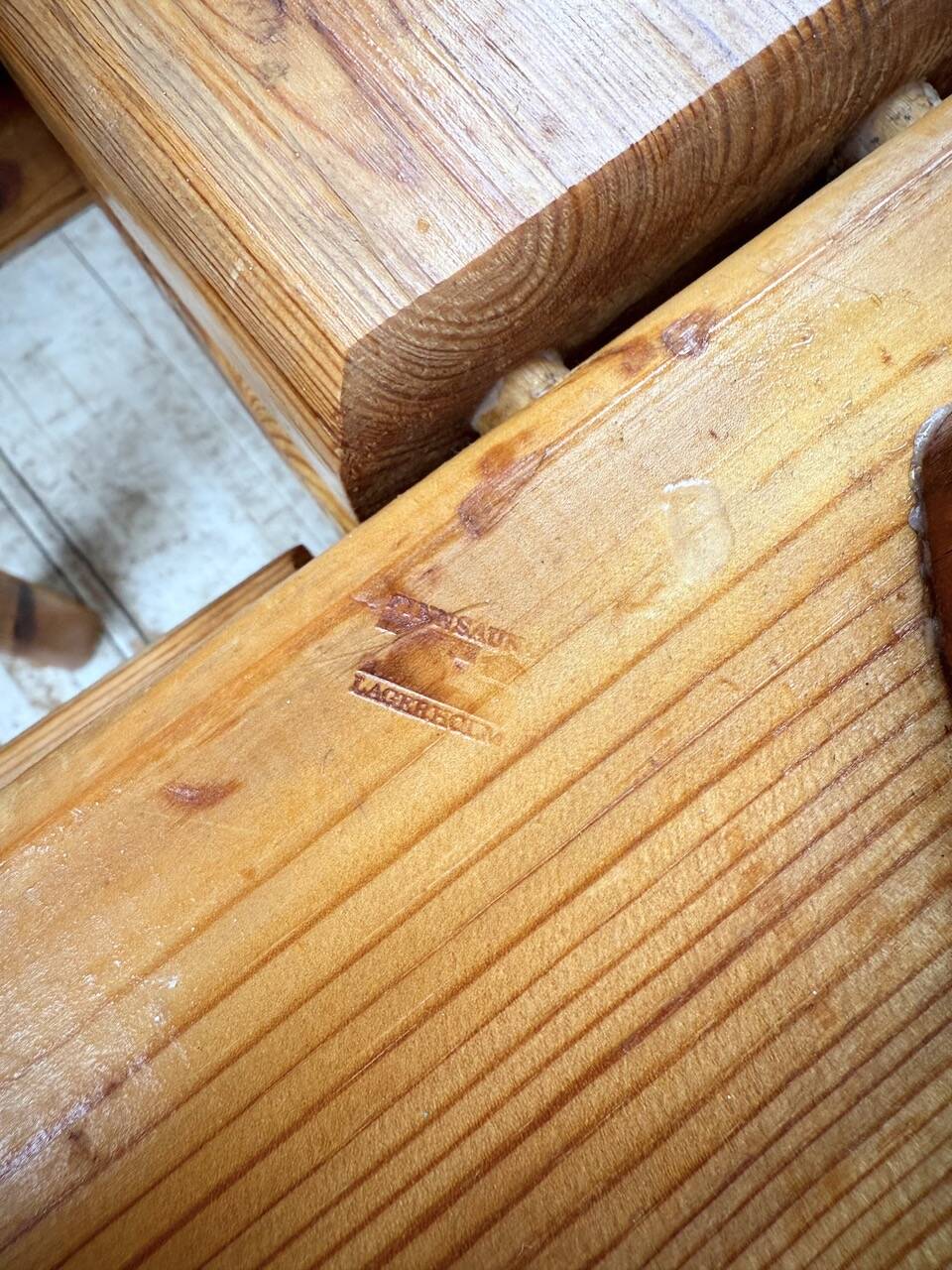 Set of 6 Olof Ottelin stools, Finland 1950.