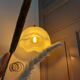 Marbled glass pendant lamp