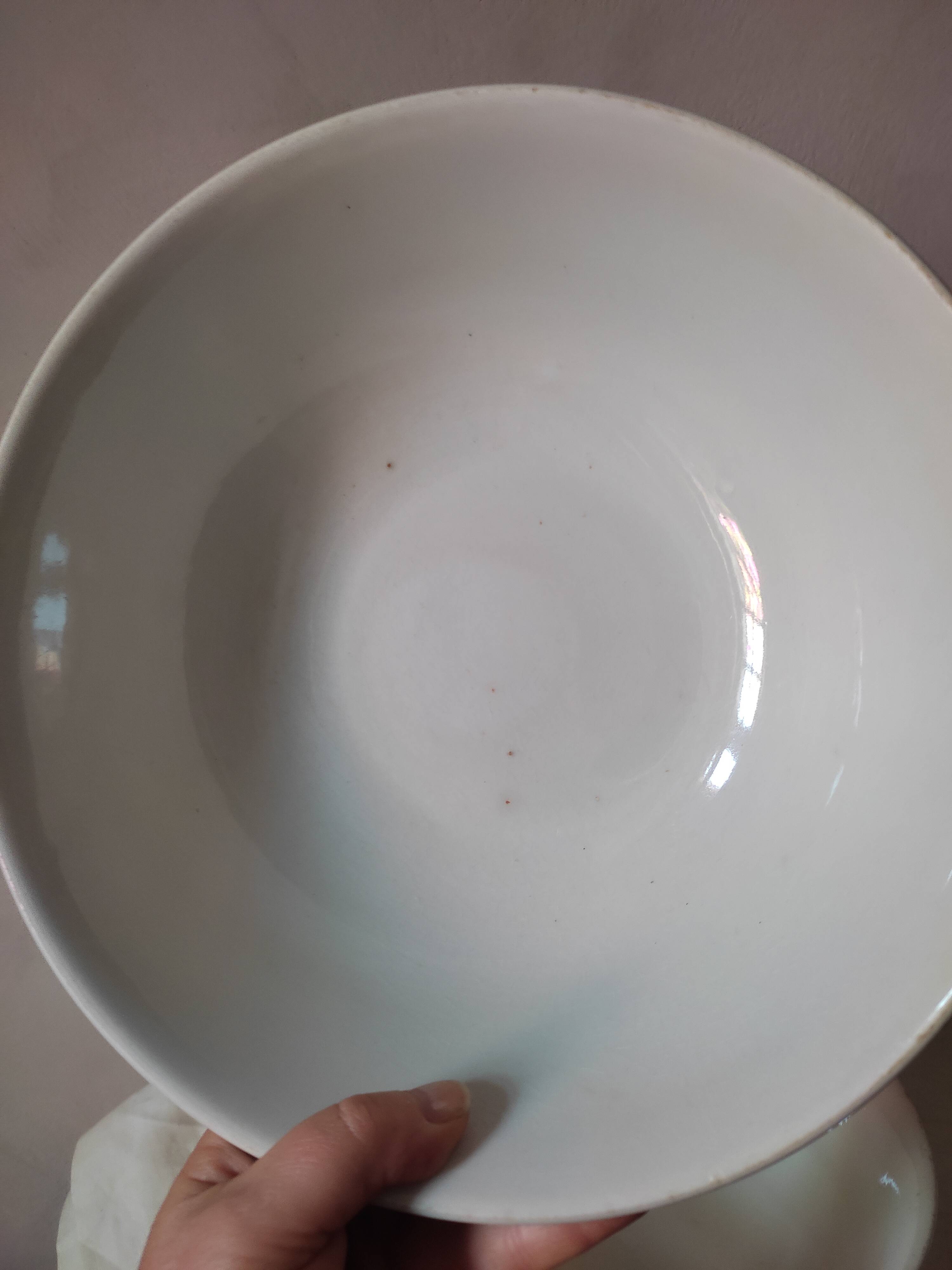 Set of 2 retro earthenware bowls