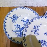 4 Gien Chardons soup plates (9)