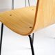Set of 6 bent plywood chairs, 1950