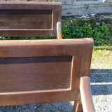 Pair of antique church pews