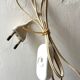 Ceramic lamp, chamotte stoneware and wool by Alain Blanchard, France 1970