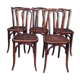 Lot de 5 chaises Japy frères