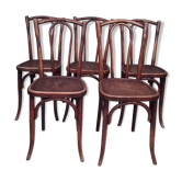 Lot de 5 chaises Japy frères