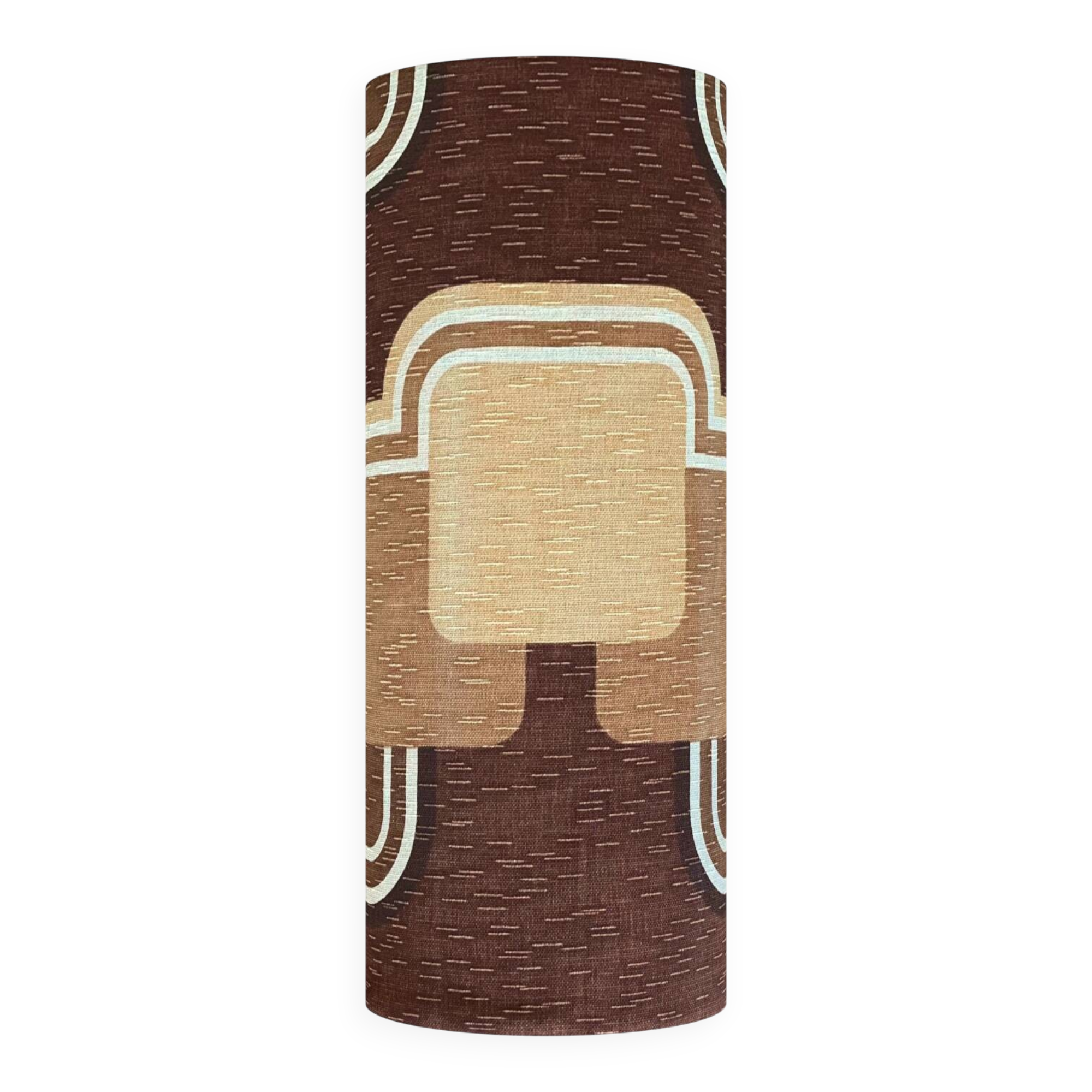 Sessile lampshade H78 D30 - retro 1970s fabric