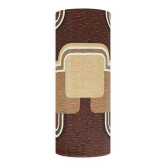 Sessile lampshade H78 D30 - retro 1970s fabric