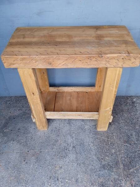 Workbench 90cm old solid wood