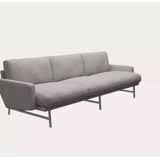 Fritz Hansen Lissoni Sofa - Grey Fiord / Stone/Stone (251)