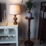 Lamppost , vintage standing lamp in solid ane 50/60s