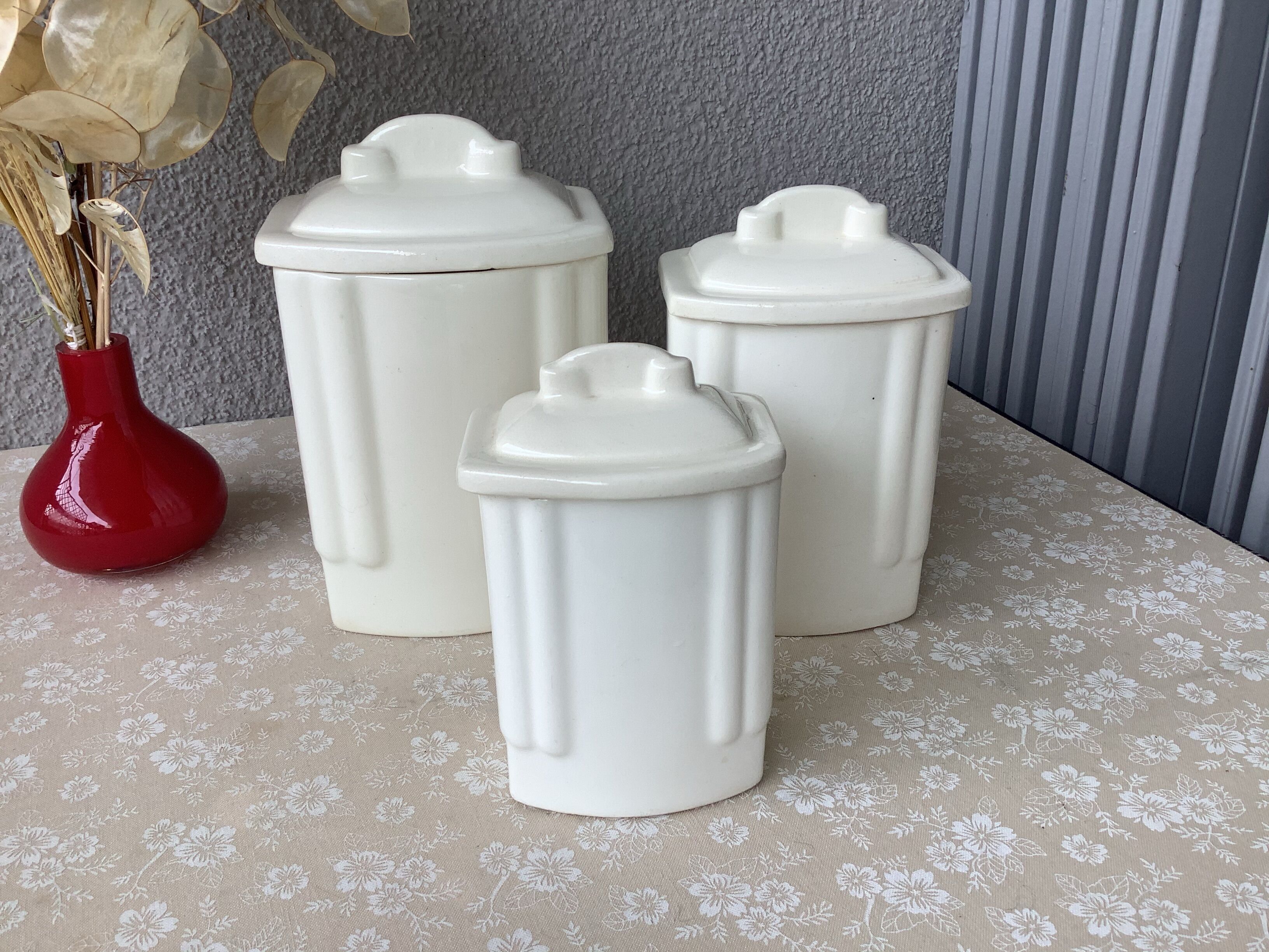 Spice pots Ditmar Urbach art deco Germany