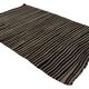 Turkish Kilim Konya Vintage 154x260 cm Beige Black Stripes