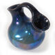 Blue double vase