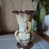 Vase 50s in marbled earthenware