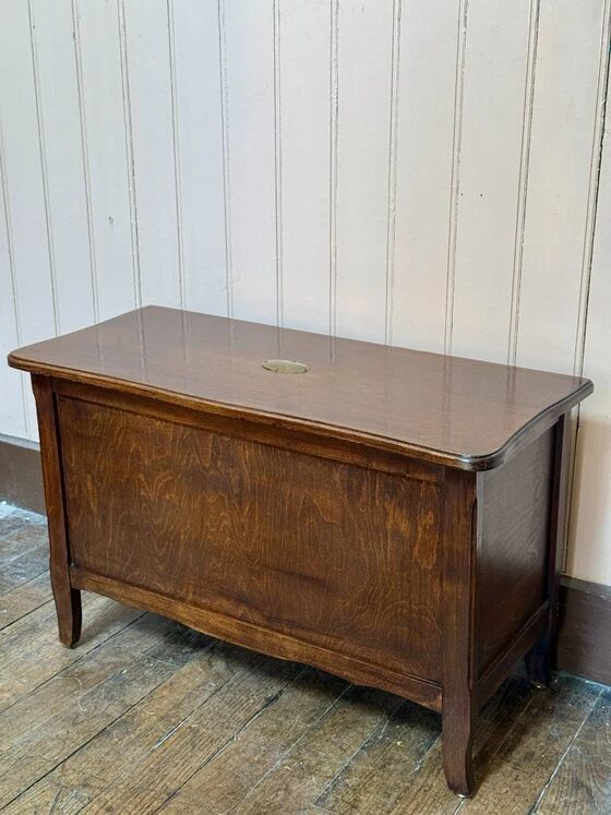 Old wooden chest from a rectory.