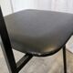 Lot de 4 chaises d'école vintage / Cuir noir / STOL Kamnik années 80 Yougoslavie