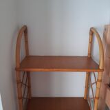 Rattan shelf