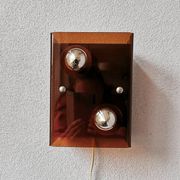 Applique artisanale en plexiglas Herda 1980