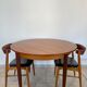 Table ronde extensible en teck
