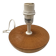 Petite lampe de table en bois massif tourné – années 80