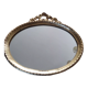 Oval mirror Louis XVI gilded