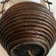 Rattan lamp with original lampshade, 1960