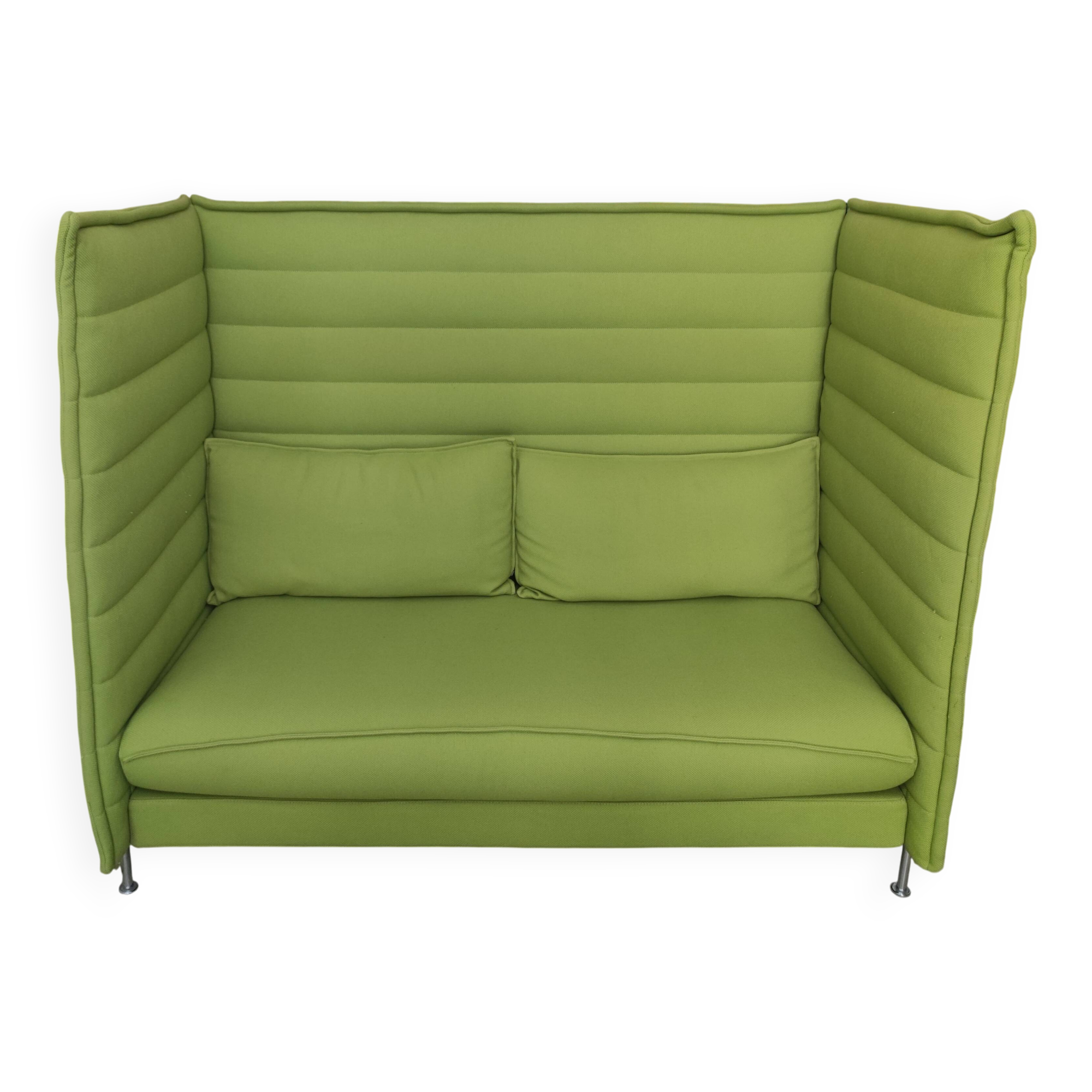 Alcove Highback sofa by the Bouroullec brothers, published by Vitra. 2/3 seater.