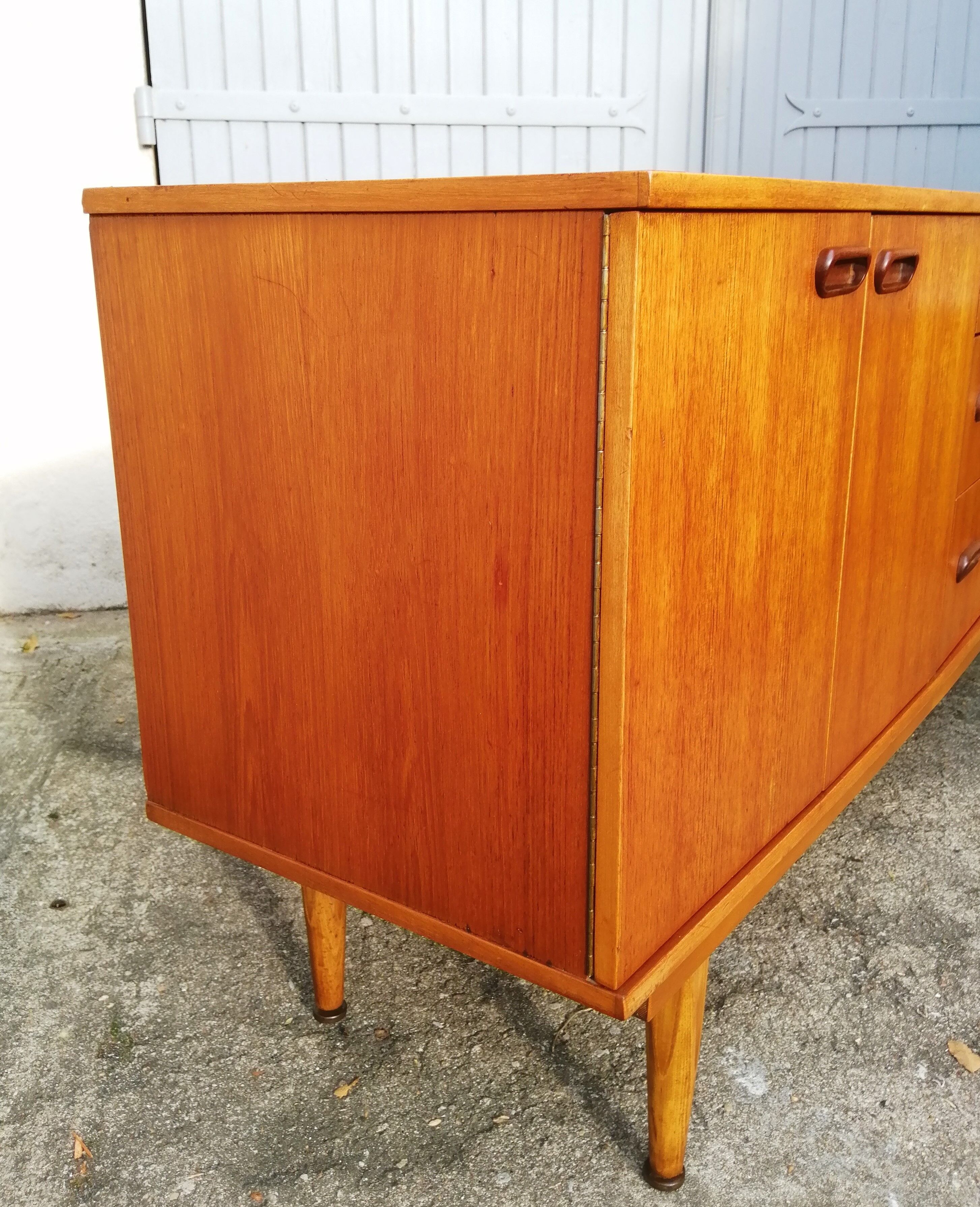 Enfilade en teck des années 60