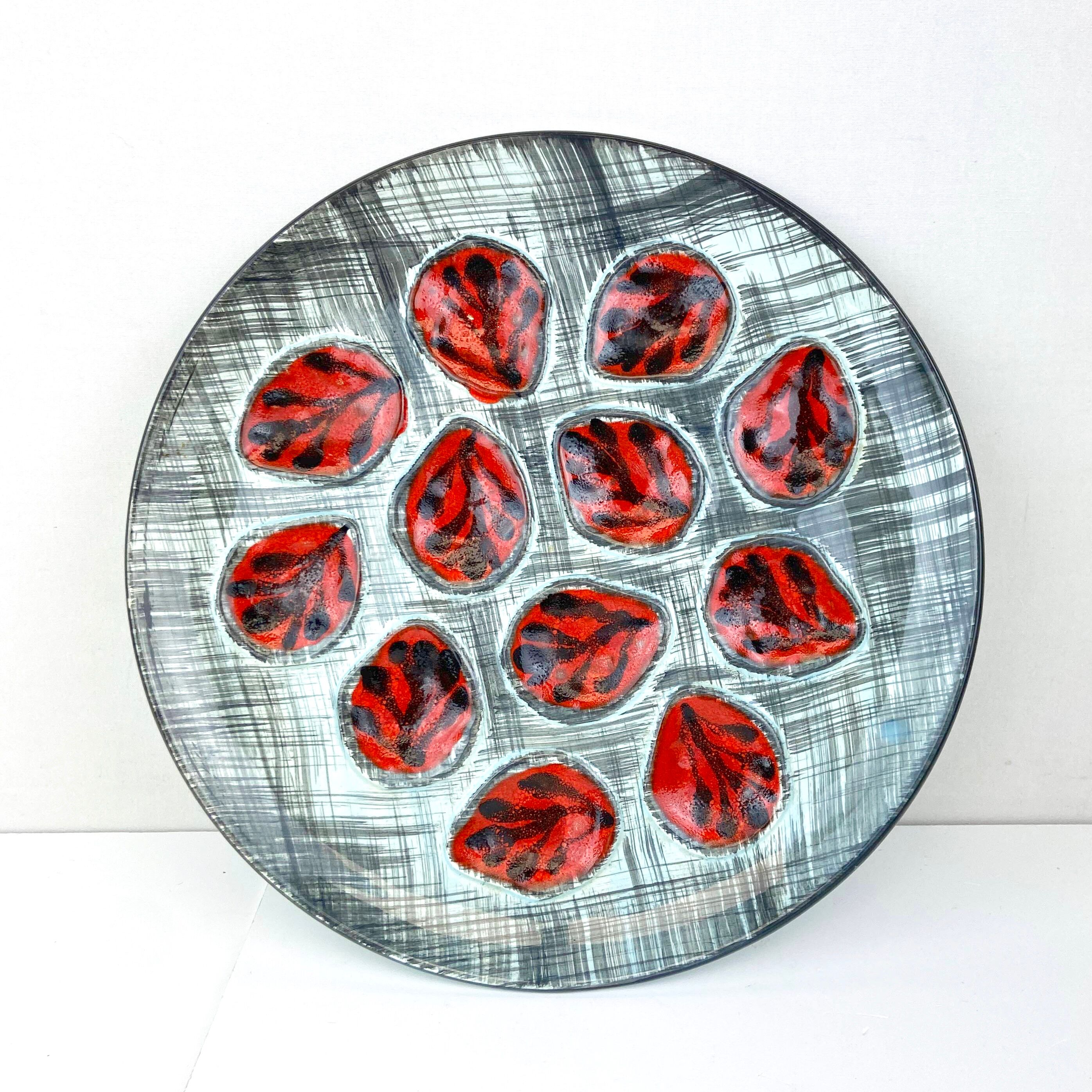Assiette décorative, manufacture bretonne de faïences artistique, 1960 - Pornic 44