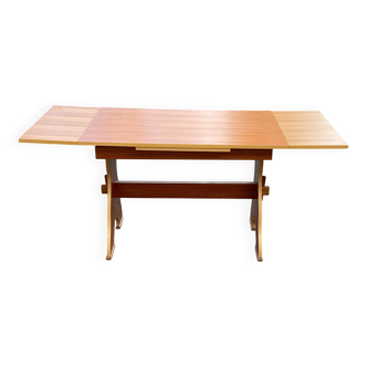 Table de cuisine de ferme extensible en bois 170cm