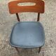 Scandinavian chair sitting in leatherette
