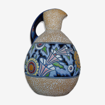 Vase pichet art déco en céramique Amphora