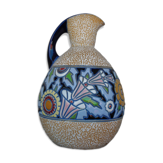 Vase art deco Amphora ceramic pitcher