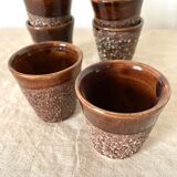 Vintage ceramic espresso coffee cups