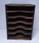 vintage patinated solid wood shelf