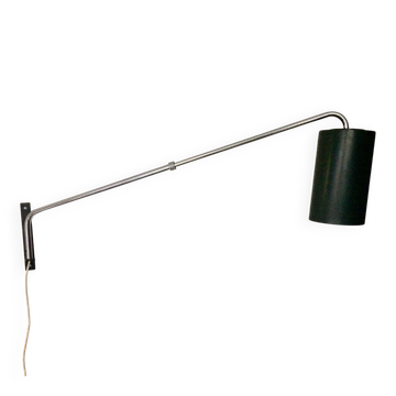 Mid-Century Extendable Cylinder Wall Lamp, 1960s