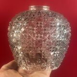 Set of 5 cut glass pendants circa 1960/70