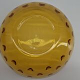 Amber glass dessert service - 1970