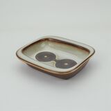 Plat en grès Grey Serie de Ejner Johansen pour Søholm Stentøj